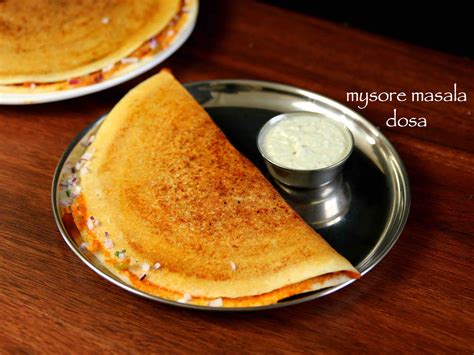  Mysore Masala Dosa: Bir Hint Lezzet Yolculuğuna Çıkın - Baharatlı ve Kremalı İçinde Bir Keşif!